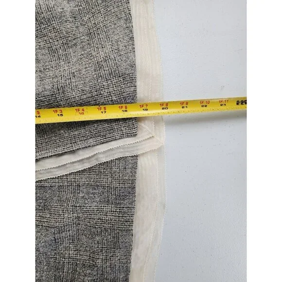 Nina Ricci Skirt Womens Size 36 (28) Gray Alpaca Lined Mini Academia Career Boho - Picture 13 of 13